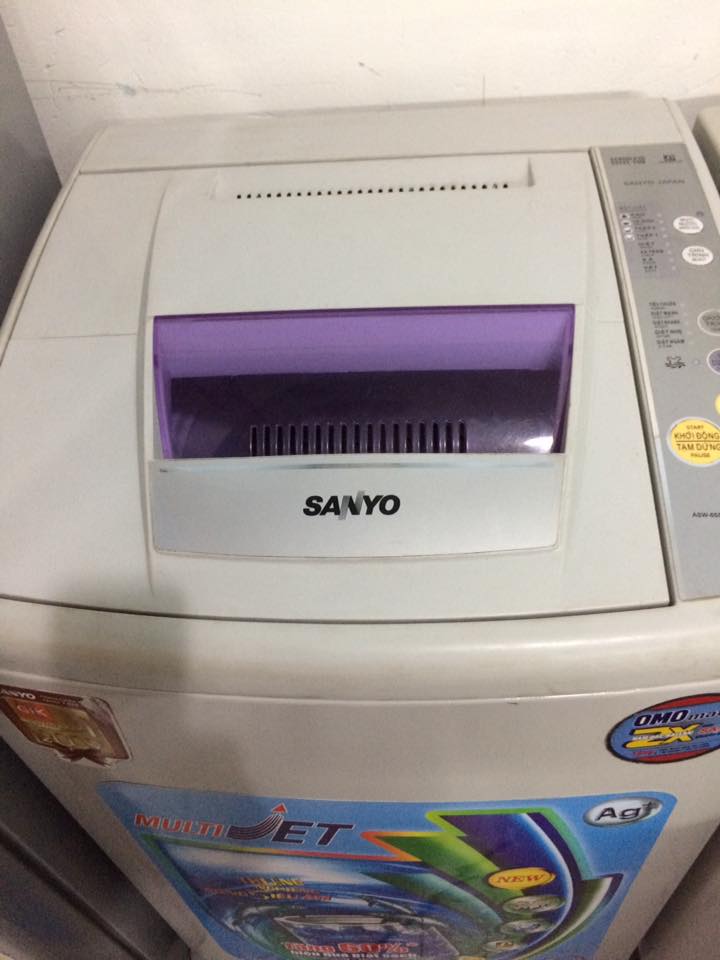 Máy giặt Sanyo ASW-65S2T 6.5kg lòng inox không rỉ