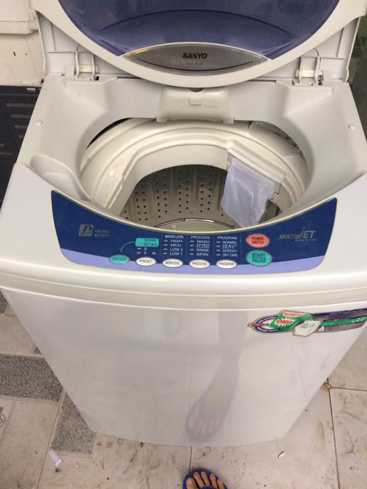 Máy giặt Sanyo ASW-F81AT 6,5kg lòng inox không rỉ
