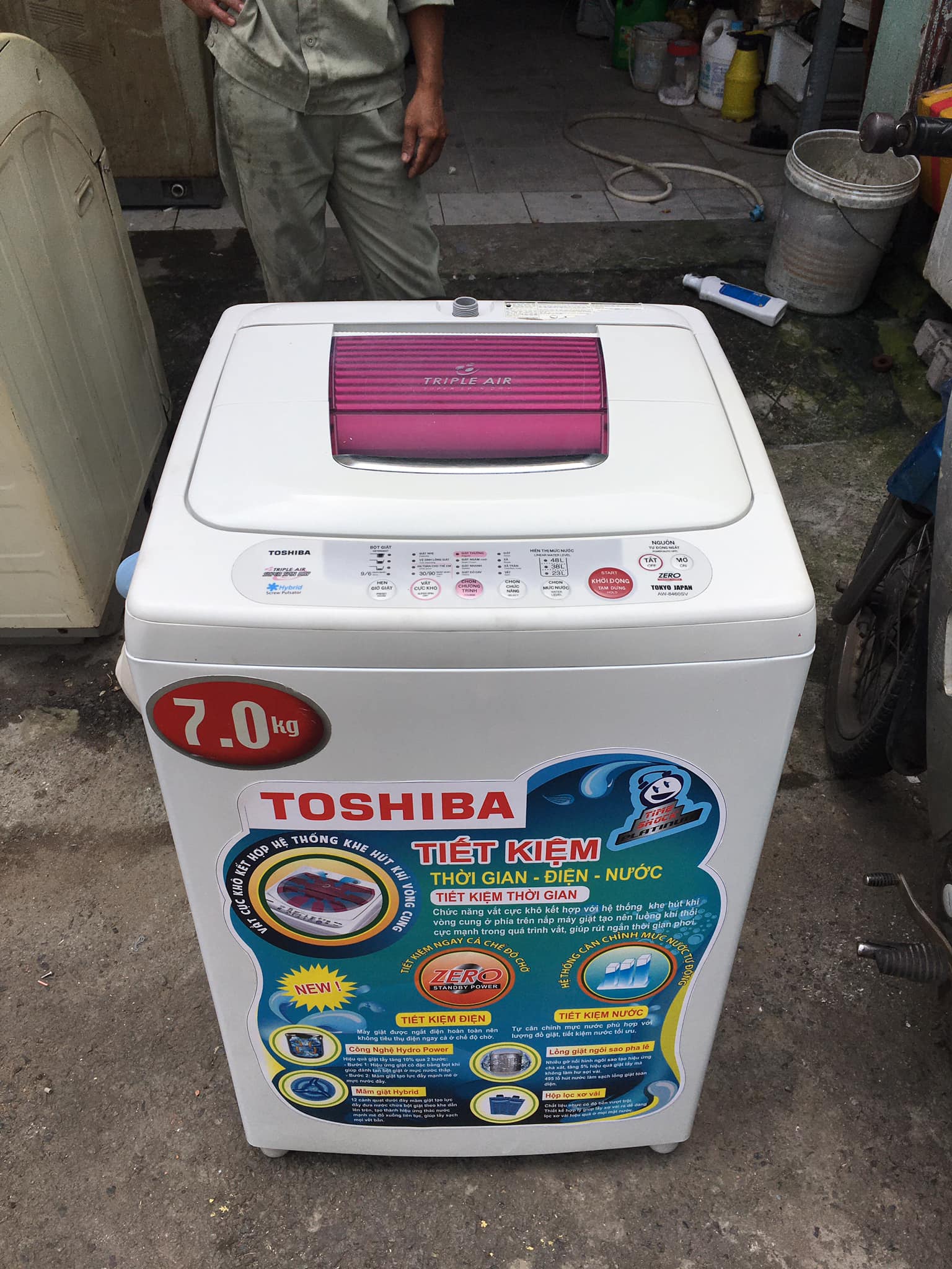 Máy giặt Toshiba (7kg) Cửa trên