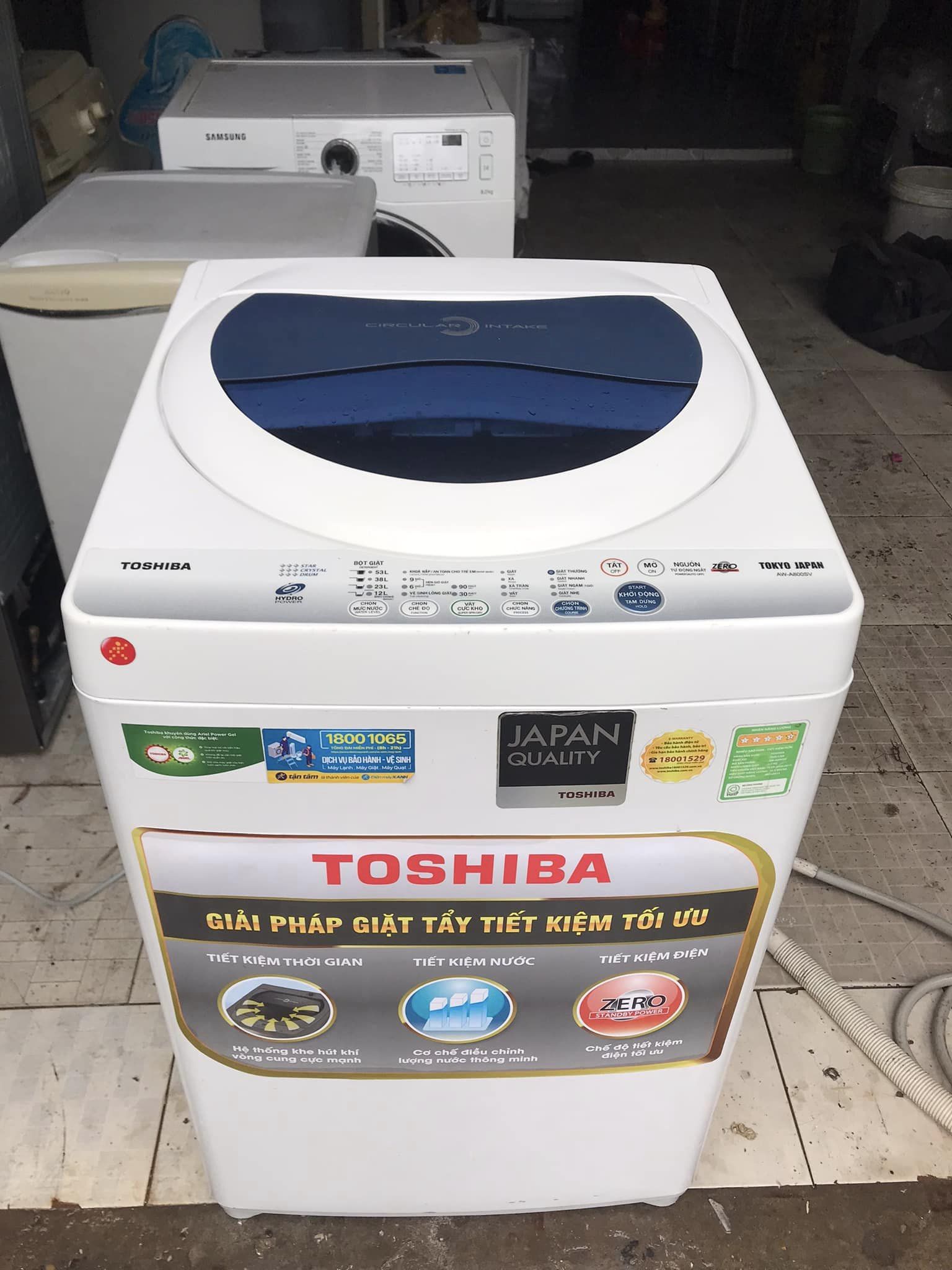 Máy giặt Toshiba (7kg) đời mới, Model: AW-A800SV