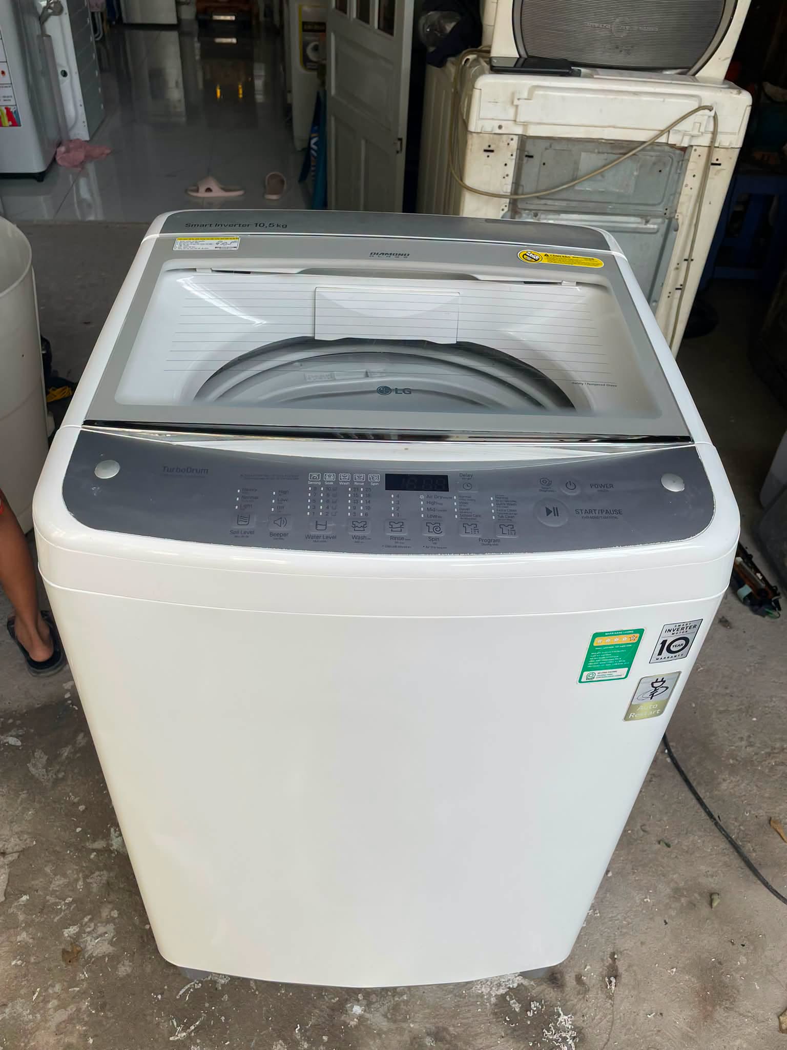 Máy giặt Lg (10.5kg-3tr) Inverter model: T2350VSAW