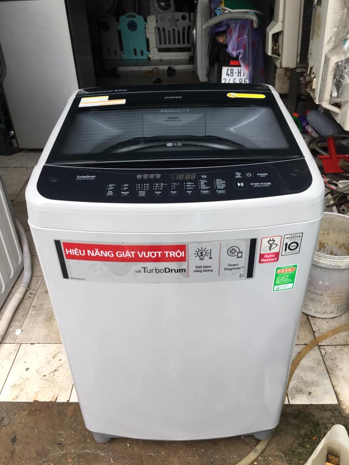 Máy giặt LG (9kg) inverter tiết kiệm điện mới 98%