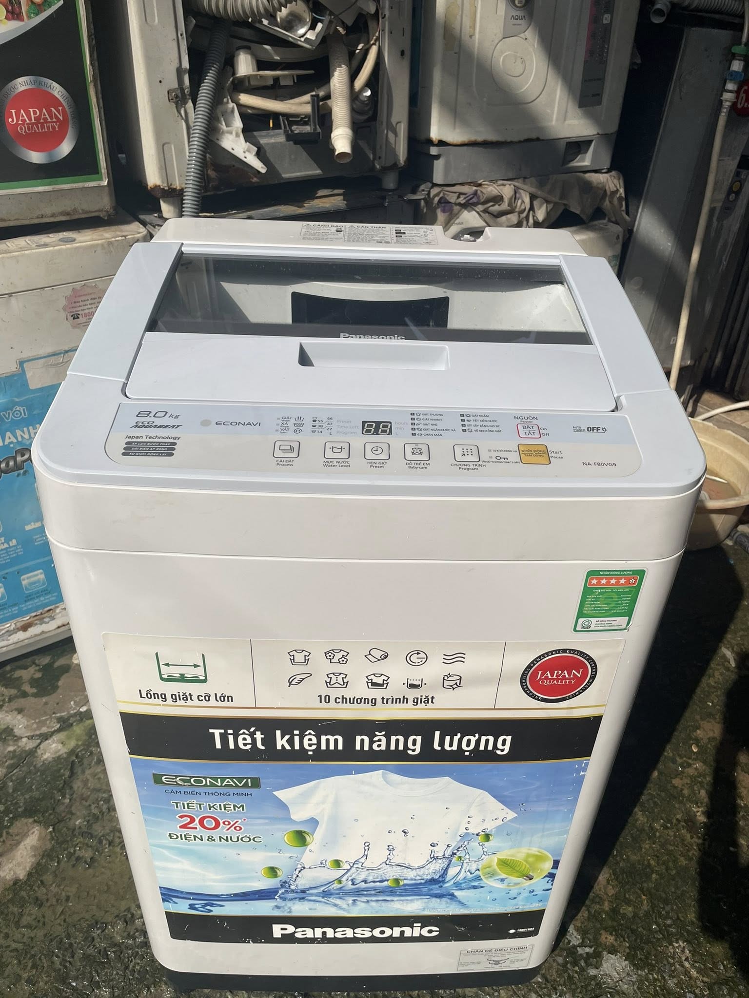 Máy giặt Panasonic (8kg) Model: NA-F80VG9