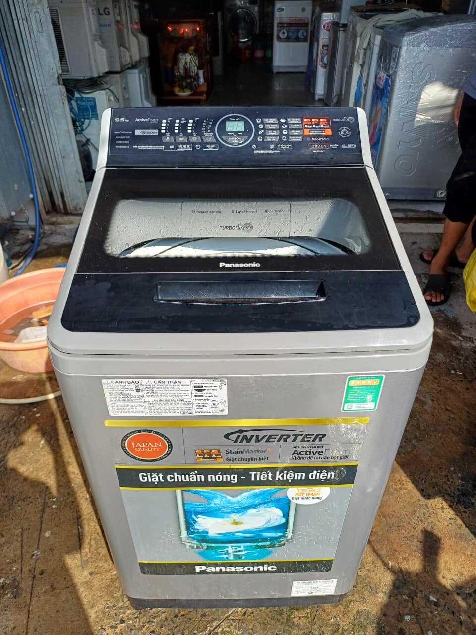 Máy giặt Panasonic (9.5kg) Inverter Model: NA-FS95V7