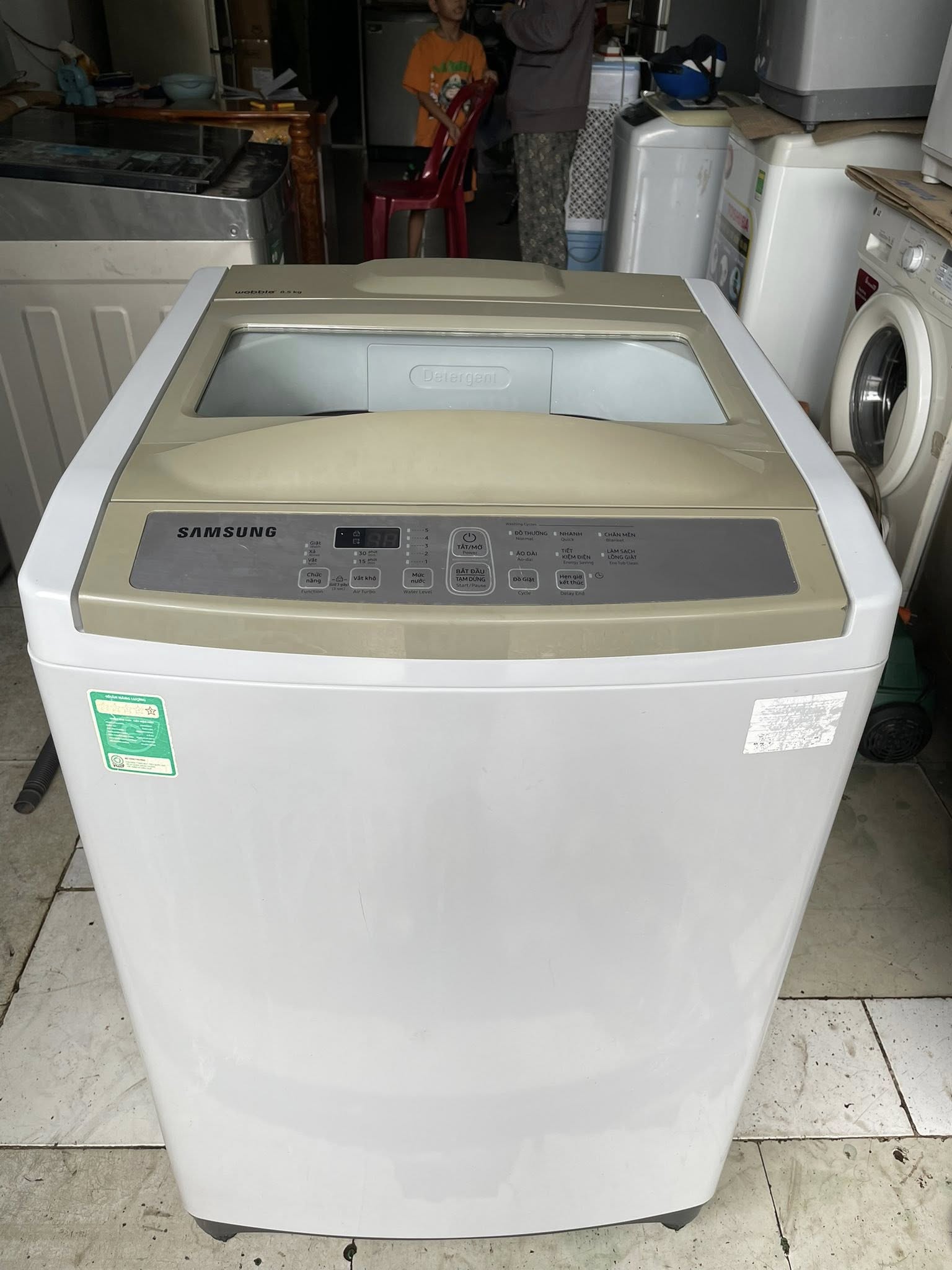 Máy giặt Samsung (8.5kg) thích hợp gia đình 3-4 thành viên