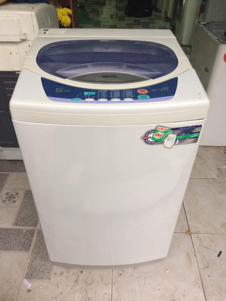Máy giặt Sanyo 6.5 kg lòng inox không rỉ mới 90%