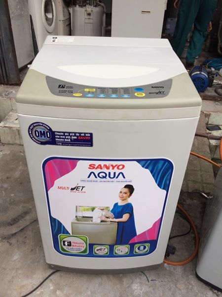 Máy giặt Sanyo 6,5kg lòng inox không rỉ