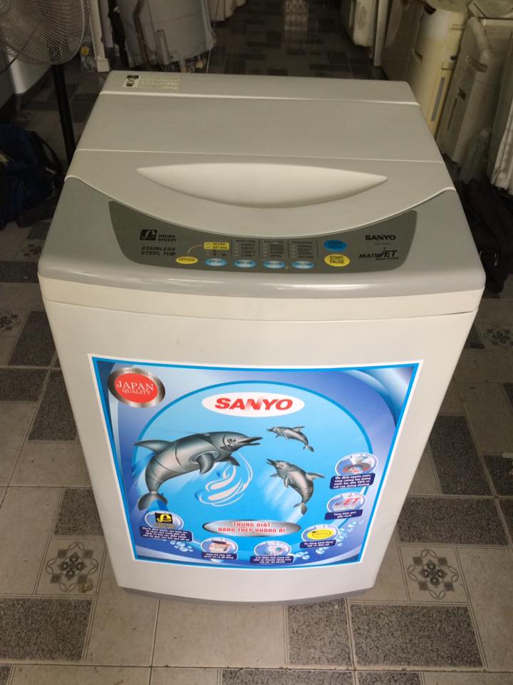 Máy giặt Sanyo 6.5kg lòng inox không rỉ