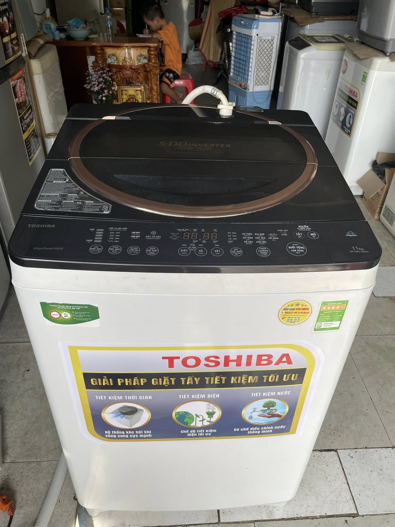 Máy giặt Toshiba (11kg) Inverter tiết kiệm điện