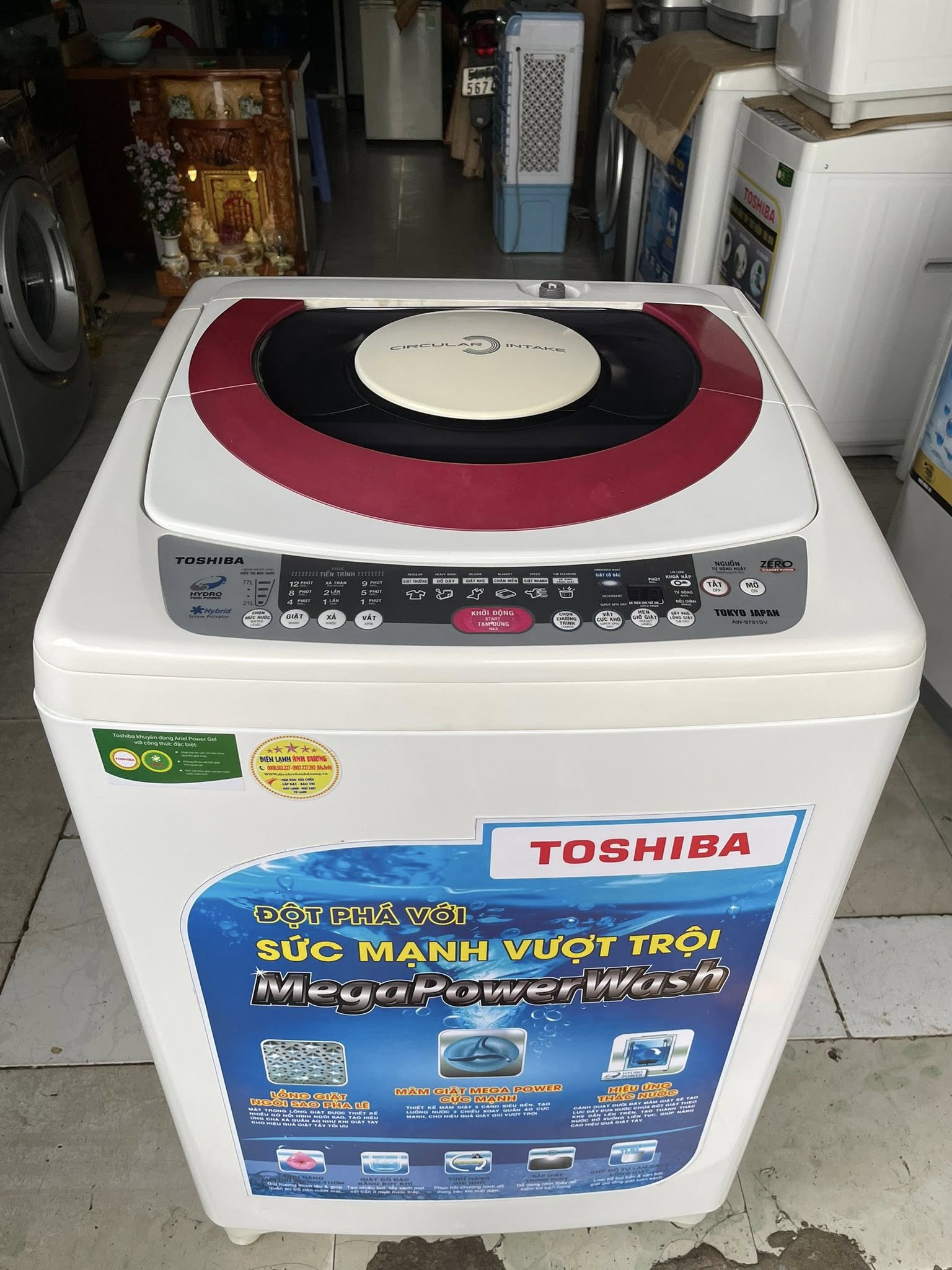 Máy giặt Toshiba (9kg) Aw-9791Sv