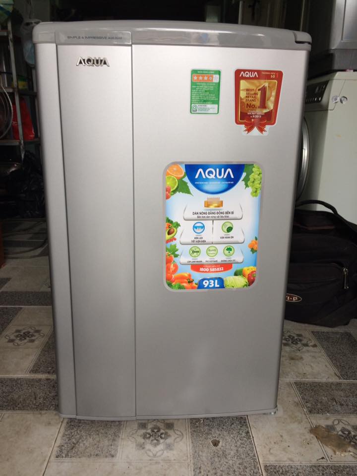 Tủ lạnh Aqua 93 lít mới 98%