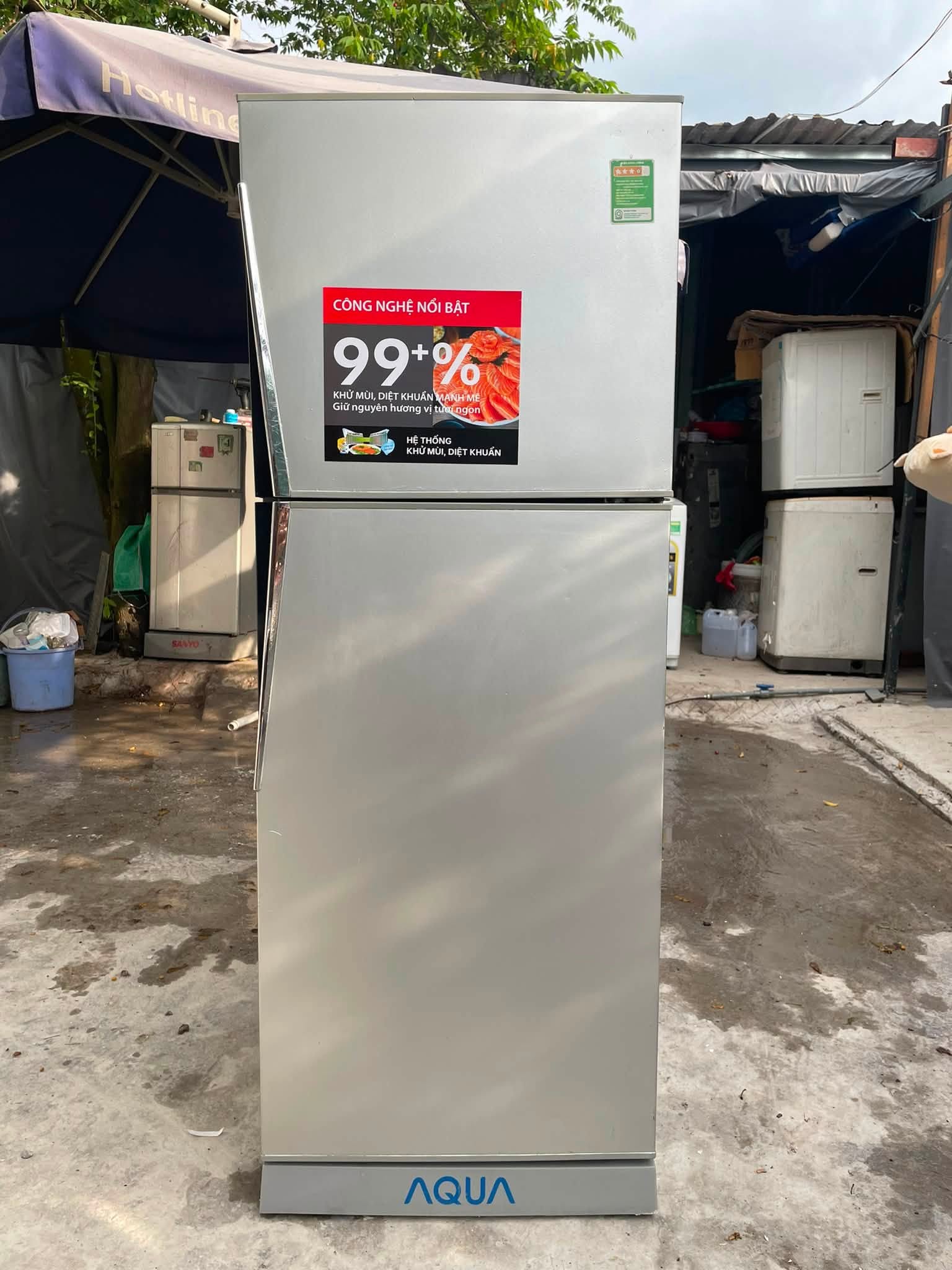 Tủ lạnh Sanyo (200 lít) không đóng tuyết, xài bến