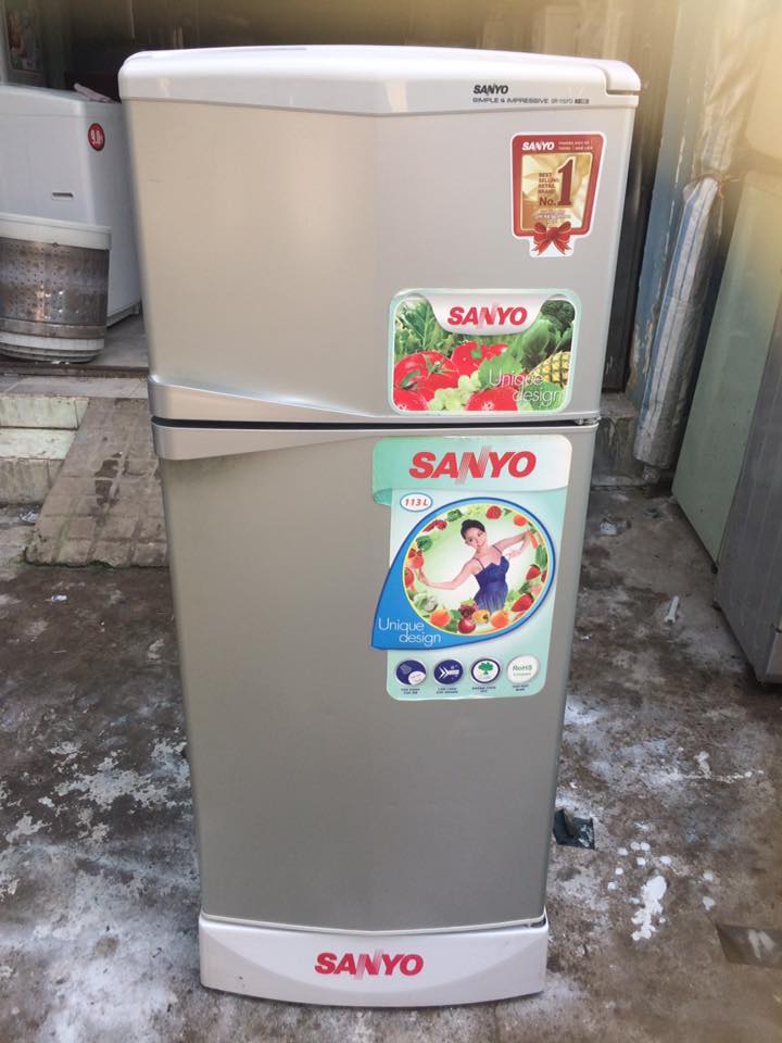 Tủ lạnh Sanyo SR-15PD(SH) 113 lít đóng tuyết