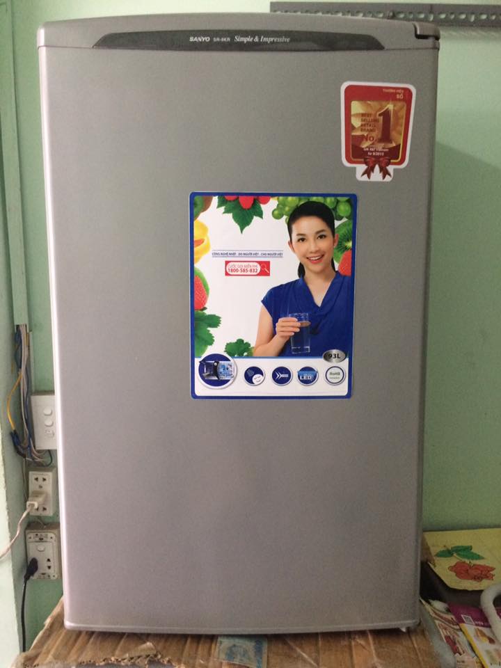 Tủ lạnh Sanyo SR-9KR 9(SL) 90 lít
