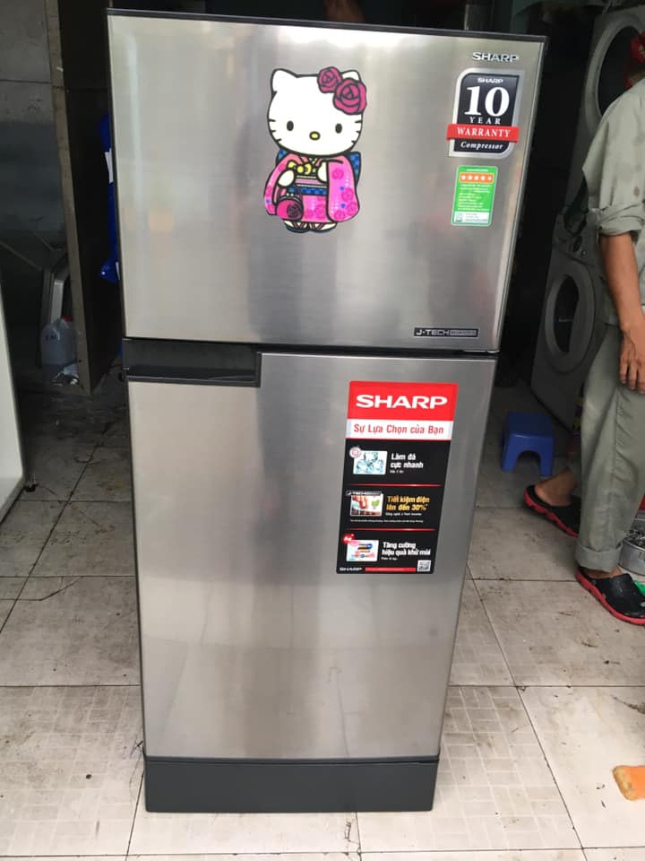 Tủ lạnh Sharp (165 lít) inverter tiết kiệm điện